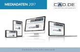 MEDIADATEN 2017 · MEDIADATEN 2017. CAD.de ist seit Oktober 1999 online und hat sich mit über 168.000 registrierten Mitgliedern und monatlich über 2,4 Millionen Seitenabrufen zur