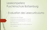 Lesekompetenz Puschkinschule Boitzenburg - Evaluation des ...daten.verwaltungsportal.de/dateien/news/3/3/0/8/1/... · Auswertung zu den Umfragen Schülerinnen und Schüler Klasse