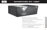 TR00659 JBL BandPass GT-12BP OM B v4 · EN FR ES CHS TW KO RU PT JP ID. TR00659_B ... AMP BATTERY Speaker Out Remote Turn-On White ... Para ayudarnos a servirle mejor en el caso de