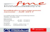Halbjahresprogramm Januar - Juli 2017 · 2017. 1. 2. · Halbjahresprogramm Januar - Juli 2017 Geschäftsstelle und Veranstaltungsräume Meller Straße 149 49084 Osnabrück Bürozeiten