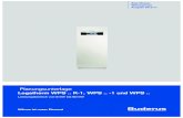 Planungsunterlage Logatherm WPS - Bosch Thermotechnik...Wärme ist unser Element Planungsunterlage Sole-Wasser-Wärmepumpe Ausgabe 2013/11 Logatherm WPS .. K-1, WPS .. -1 und WPS ..