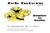 fvb Intern - Bowlen in Berlin · Namentlich - auch mit Kürzel - gekennzeichnete Artikel drücken nicht unbedingt die Meinung der FV Bowling oder der Redaktion aus. Für Manuskripte,