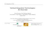 Vertical Integration Technologies: An Overview · 3-D Integration of ICs IZM Fraunhofer Institut Zuverlässigkeit und Mikrointegration Institutsteil München by Armin Klumpp Vertical