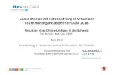 SocialMedia und Datennutzung in Schweizer ... · Fürs Jahr 2018 lag der Durchschnitt bei 4.4% und drei von vier TO generierten weniger als 5% des Website Trafficsüber SocialMedia.