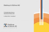 New Daldrup & Söhne AG · 2013. 5. 7. · Konzern-Bilanz H1 2012 vs 31.12.2011 in TEUR Aktiva 30.06.2012 31.12.2011 A. Anlagevermögen I. Immaterielle Vermögensgegenstände 6.693