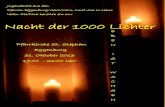 Nacht der 1000 Lichter - Pfarre E B E N I S T W A C H S E N Nacht der 1000 Lichter Pfarrkirche St. Stephan
