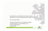 Ansätze zur Analyse von am PD im Tagung in · 2010; Bender‐Szymanski, 2010; Koch, 2008). Geringe Wertschätzung von Herkunftssprachen von Migranten in deutschen Schulen durch das