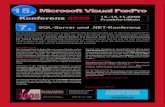 New Microsoft Visual FoxPro - dFPUG-Portalportal.dfpug.de/dFPUG/Dokumente/Konferenzen/Konferenz... · 2008. 9. 19. · Programmübersicht INTRO Einführung / Introduction (Do.) D-VFP1