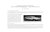 Restaurationsbericht Fiat 500 Giardiniera - Die G artnerin€¦ · Abbildung 3:Einzelne Teile wurden in m uhsamer Handarbeit nachgefertigt. 2 (a)Auf dem selbst gebautem Drehgestell