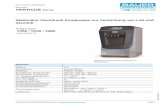 Stationärer Hochdruck Kompressor zur Verdichtung von Luft ...€¦ · Rohranschlüsse G 3/8“ (Kondensatablass G ¼“) Filterinhalt 2 x 2,85 l DGRL 2014/68/EU Behälterkategorie