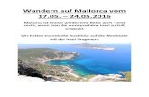 Wandern auf Mallorca vom 17.05. 24.05 ... Wandern auf Mallorca vom 17.05. ¢â‚¬â€œ 24.05.2016 Mallorca ist