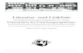 Literatur- und Linkliste Workshop I.pdf3 Die folgende Literatur- und Linkliste ist alphabetisch nach Themen sortiert. Natürlich handelt es sich dabei nur um eine Auswahl. Da einige