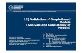 12) Validation of Graph-Based Models (Analysis and ...st.inf.tu-dresden.de/.../12-model-consistency.pdf · Ullman, J. D. Principles of Database and Knowledge Base Systems. Computer