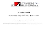 Findbuch Stahlbergarchiv M£¼sen Findbuch Stahlbergarchiv M£¼sen Fassung vom 19.02.2010 aktualisiert: