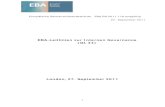 EBA-Leitlinien zur Internen Governance (GL 44) 2 EBA-Leitlinien zur Internen Governance Status der Leitlinien
