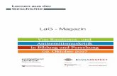 LaG - Magazinlernen-aus-der-geschichte.de/sites/default/files/attach/... · 2017. 10. 1. · Magazin vom 02.10.2017 3 Einleitung Liebe Leserinnen und Leser, wir begrüßen Sie zur