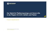Der Markt für Plattformaufzüge und Home Lifts in der Region ......Der Markt für Plattformaufzüge und Home Lifts in der Region D-A-CH: Zahlen und Fakten Ergebnisse der Marktstudie