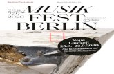 In Zusammenarbeit mit BERLIN...Jazz at Berlin Philharmonic Seite 26 Mo 31.8. Philharmonie 20:00 Bamberger Symphoniker Jakub Hrůša Herrmann | Suk Seite 28 Di 1.9. Kammermusiksaal