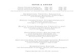 TAPAS & CAVIAR - Ritzi · 2020. 10. 7. · Tapas werden bis 22.30 Uhr serviert. TAPAS & CAVIAR Caviar Oscietra Reserve 30g / 65 50g / 90 Caviar Schrenckii Regular 30g / 60 50g / 85