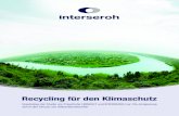 Recycling für den Klimaschutz Wichtig wie die Luft zum Atmen. · Recycling von Abfällen und die Verwendung von Sekundärrohstoffen in der Neuproduktion. Nachhaltiges Handeln schließt