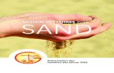 Präsentation des Gesteins des Jahres 2016€¦ · Eine öffentliche Präsentation von Sand als Gestein des Jahres 2016 findet anläss-lich des Tages der Erde am 22. April 2016 bei