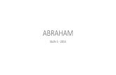 ABRAHAM - Zentrale für Unterrichtsmedien im Internet e.V. 5/ABRAHAM.pdf · •Abraham wandert nach Ägypten, um einer Hungersnot zu entgehen. •Im Film hat Abraham keine Kühe,