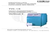 TV5--1/6 - bauer-group.de · TV5--1/6 Verticus 5 Industrie--Kompressoranlagen Industry Compressor units Groupes compresseurs industriels Auflage /edition /édition 10/ 2006. HINWEIS