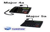 Major 4a - FunkTronic · m4a_5a (29.03.2013) - 5 - Kompetent für Elektroniksysteme Der Major 4a/5a ist die Weiterentwicklung des bekannten Major 4/5. Das Display ist ein alphanume-risches