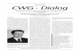 CWG - Dialog€¦ · CWG - Dialog Magazin der CWG e.V. an der Fakultät für Wirtschaftswissenschaften der TU Chemnitz ISSN 1610-8248 (Print) - ISSN 1610-823X (Internet) Chemnitzer