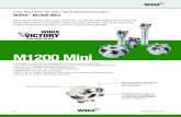 WIDIA M1200mini DE - Scheinecker GmbH Wels€¦ · WIDIA ™M1200 Mini • Niedrige Kosten pro Schneidkante und eine hohe Produktivität. • Um 25 % niedrigere Schnittkräfte durch