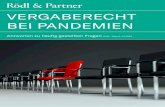 VERGABERECHT BEI PANDEMIEN€¦ · 31.3.2021 eingeleitet wurden, dürfen in Niedersachsen bis zum einem Netto-Auftragswert von 1 Mio. Euro freihändig vergeben werden.18 In Bayern
