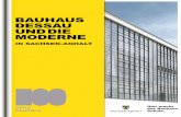 BAUHAUS DESSAU UND DIE MODERNE - Sachsen-Anhalt-Tourismus · Bauhaus-Freunde aus dem In- und Ausland können sich auf ein hochwertiges Veranstal - tungsangebot in Sachsen-Anhalt freuen.