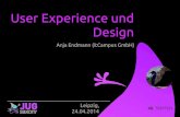 User Experience und Design - jugsaxony.org · User Experience und Design Anja Endmann (itCampus GmbH) Leipzig, 24.04.2014 48. TREFFEN. 48. Tre!en der Nachlese JUG Saxony Day Leipzig,