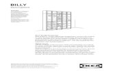 BILLY21HFB02GER R1 004 - IKEA · BILLY Bücherregal 40×28 cm, 106 cm hoch. Mit 2 versetzbaren Einlegeböden. Max. Belastbarkeit/ Einlegeboden 14 kg. Lässt sich gut mit Fronten in