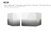 My Cloud Home™ Personal Cloud Storage User Manual€¦ · Daten machen müssen.* Diese Funktion gilt nur für die My Cloud Home Duo und nicht für die My Cloud Home mit einer einzelnen
