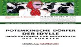 POTeMKinSche dÖrFer der idYlle - uni-potsdam.de · Haus für Poesie (Literaturwerkstatt) / knaackstr. 97 / 10435 BerLin Tagung 1. –3 De. zem B e r 2016 Donnerstag, 1.Dezember 18:00
