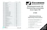 Viessmann - tecnomodel-treni.it · 1 Hebelspannwerk H0 Tensioning assembly lever type H0 4165 Betriebsanleitung Operating Instructions Viessmann Modellspielwaren GmbH 4 1 9 0 S a