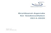 Breitband-Agenda für Südwestfalen 2014-2020 westfalen mbH (TKG-SWF) für ihre Gesellschafter die vorliegende Breitband-Agenda für Südwestfalen 2014-2020 erarbeitet und weiter fortgeschrieben.