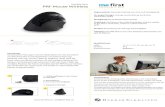 PRF Mouse Wireless - me-first.ch · PRF Mouse Wireless Forschung Unnatürliche Haltungen sind ein Risikofaktor für das Entstehen von Beschwerden an Handgelenken und Unterarmen (vgl.