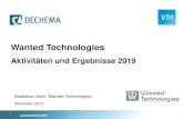 Wanted Technologieswanted-technologies.de/Über+uns/Downloads/_/Jahresbericht_WT_2… · Wanted Technologies 2 Jahresbericht WT - Agenda Jahresbericht 2019 • Die Initiative Wanted