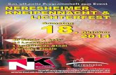 Das offizielle Programmheft zum Event NERESHEIMER ... · 2014 ist für DJ Tom Nose das Jahr seines 20-jährigen Bühnenjubi-läums. Dementsprechend bunt ist auch die Liste der Events