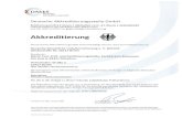 Deutsche Akkreditierungsstelle GmbH - DGUV · nach DIN EN ISO/IEC 17025:2018 Gültig ab: 13.07.2020 Ausstellungsdatum: 13.07.2020 Urkundeninhaber: Deutsche Gesetzliche Unfallversicherung