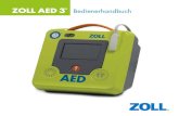 Bedienerhandbuch - ZOLL AED 3 · AED 3 CPR Uni-padz Defibrillationselektroden bei Kindern unter 8 Jahren oder mit einem Körpergewicht unter 25 kg muss die Kindertaste gedrückt werden.