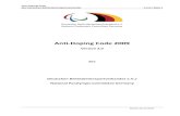 Anti-Doping Code 2009 - BVS Bayern€¦ · anti-doping code des deutschen behindertensportverbandes c.2.6 / seite 2 stand: 03.12.2011 inhaltsverzeichnis prÄambel 4 anwendungsbereich