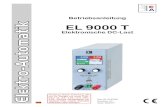 Operating Guide ELR 9000 Electronic DC Load Series€¦ · 2.04“. Zwecks Verfügbarkeit von Updates bitte unsere Webseite aufsuchen oder anfragen. Doc ID: EL9TDE Revision: 02 Date: