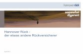 Hannover Rück - der etwas andere Rückversichererirpages.equitystory.com/download/companies/hannoverrueck/Presen… · Starke Marktposition – einer der führenden Rückversicherer