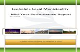 Mid-Year Performance Report - Lephalale Municipality Performance Report 20… · Act whereby the Accounting Officer should submit a Budget and Performance Assessment Report to the