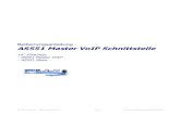 Bedienungsanleitung AS551 Master VoIP Schnittstelle · 55X_VoIP_man_DE.pdf Version der Anleitung 1.23 Seite - 10 Anschluss und Bedienungsanleitung AS55x VoIP. Konfiguration der IP