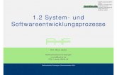 1.2 System- und Softwareentwicklungsprozesse · Design Realisierung Abnahme Betrieb. 1.2 System- und Softwareentwicklungsprozesse M. Jeckle: 1.2 System- und Softwareentwicklungsprozesse.