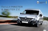 Renault MASTER & MASTER Z.E. · Optimale Sichtverhältnisse, ergonomische Bedienelemente, verstellbare Sitzposition und zahlreiche, leicht zugängliche Stau- fächer – im Renault